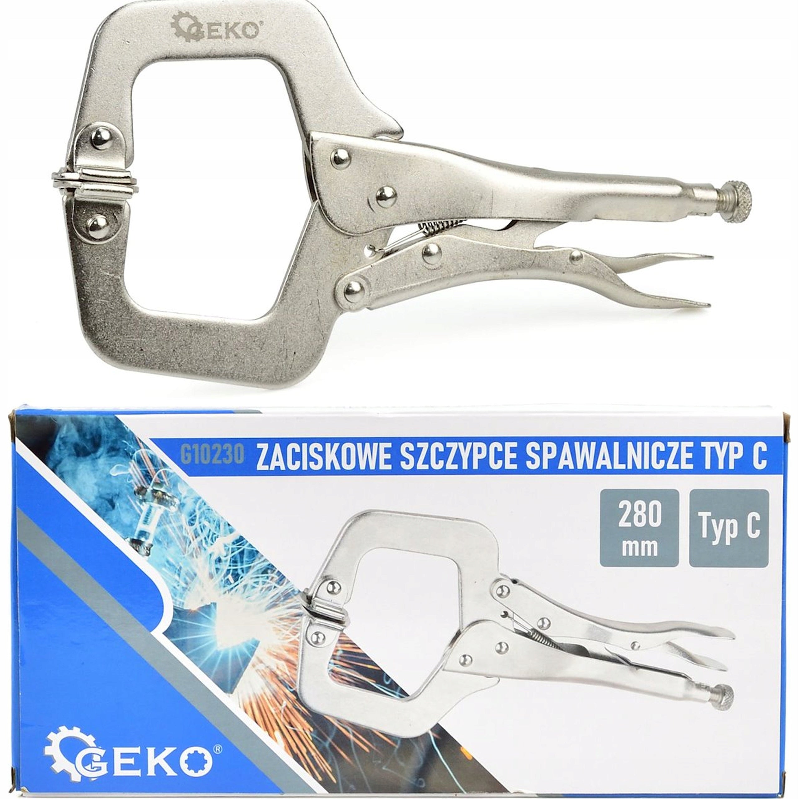 Welding crimping pliers 280 mm type C GEKO