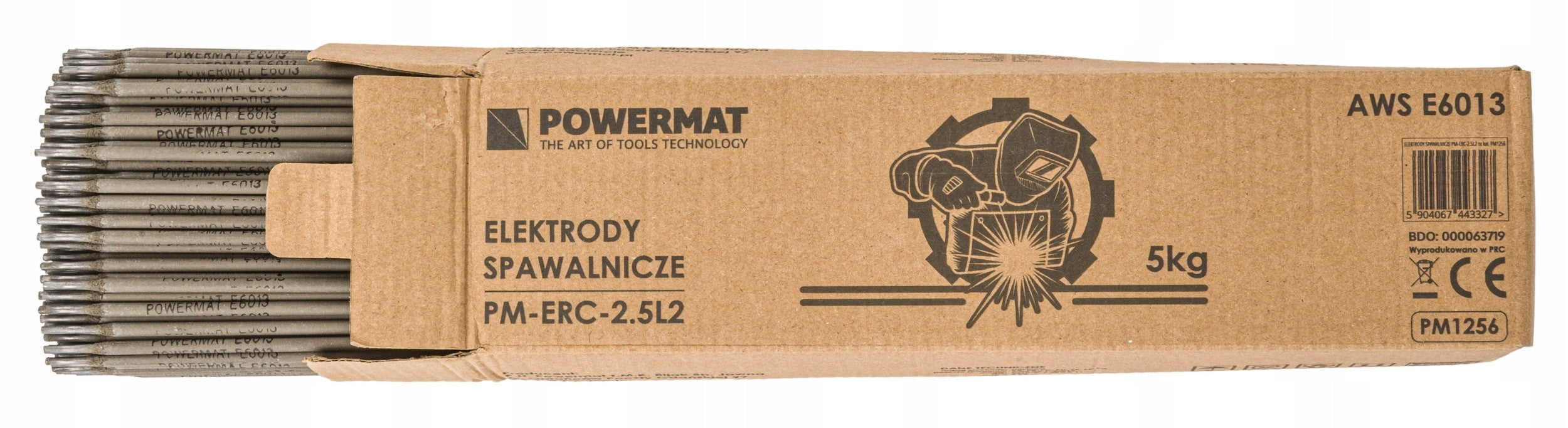 Welding electrode Powermat rutile 2,5 mm 5 kg Product weight 5 kg