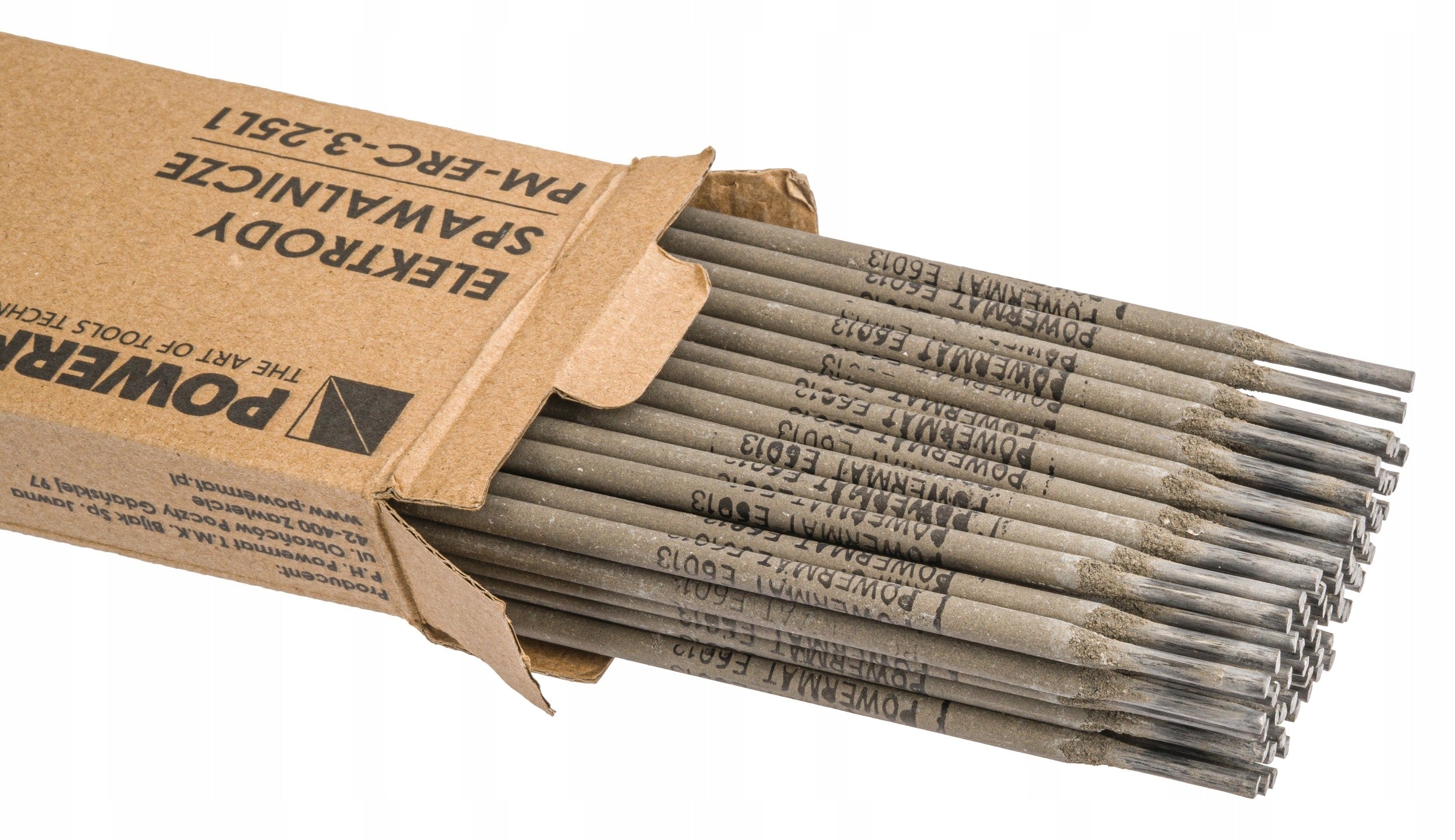 Welding electrode Powermat rutile 3,25 mm 2,5 kg Product weight with unit packaging 2.5 kg