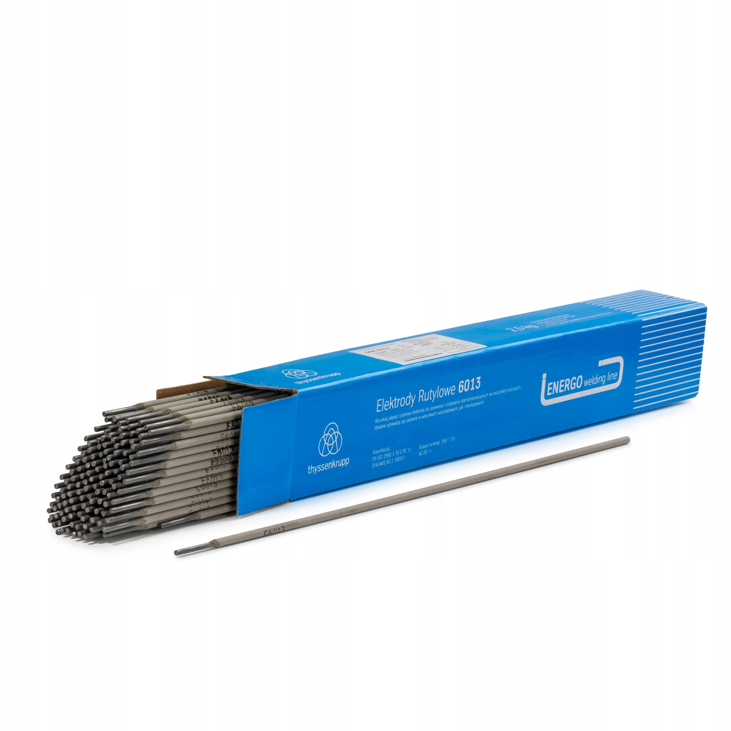 Welding electrode tkM 6013 2,0 x300 (pack of 2,5 kg) Packaging status original