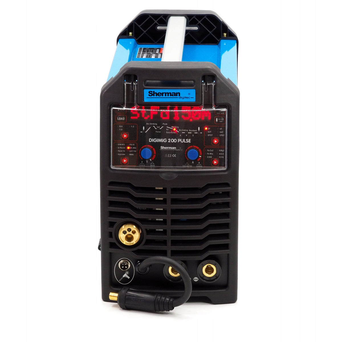 Welding kit SHERMAN DIGIMIG 200 PULSE MMA 230V CYLINDER REDUCER Brand Sherman
