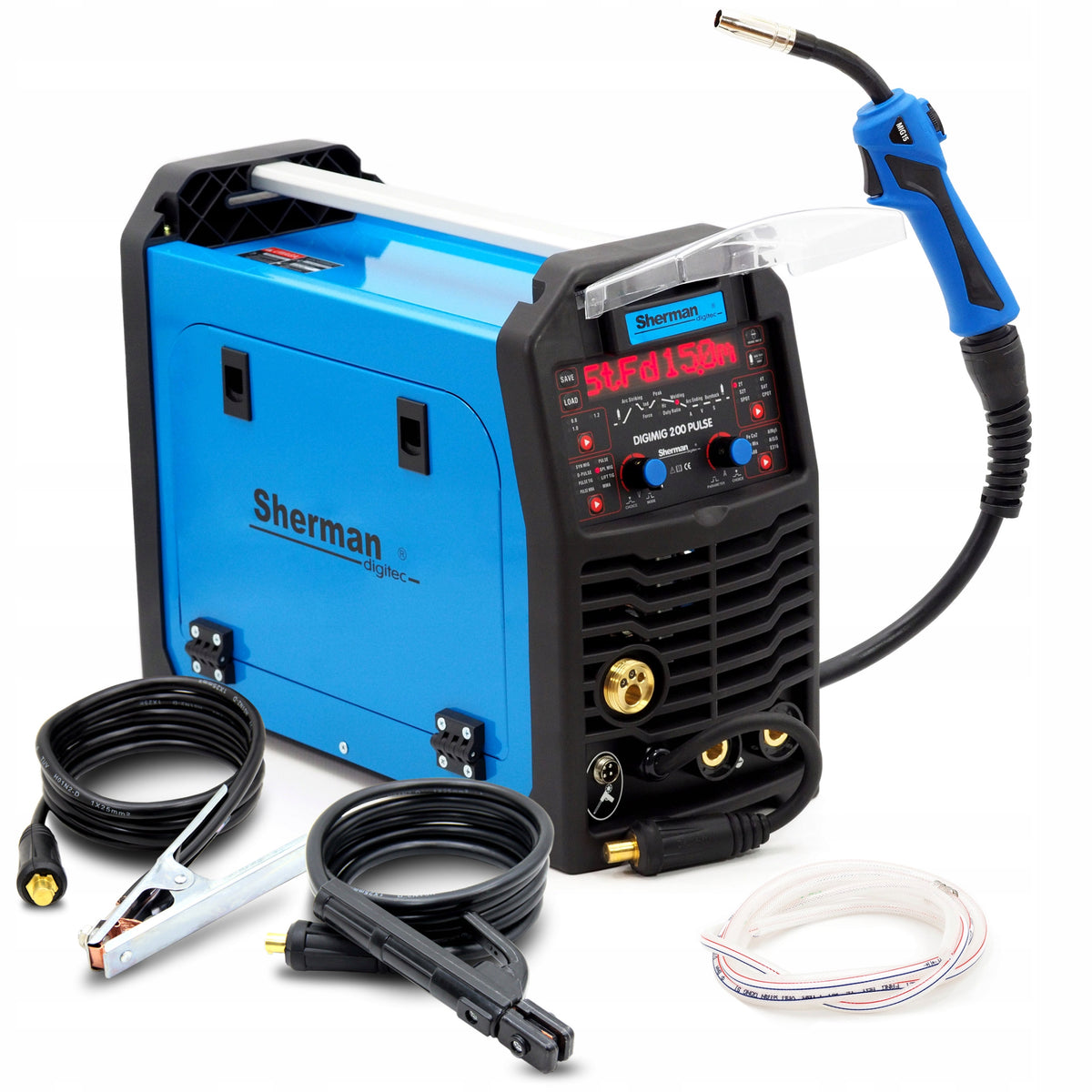 Welding kit SHERMAN DIGIMIG 200 PULSE MMA 230V CYLINDER REDUCER Manufacturer code SET_1_DIGIMIG 200 PULSE