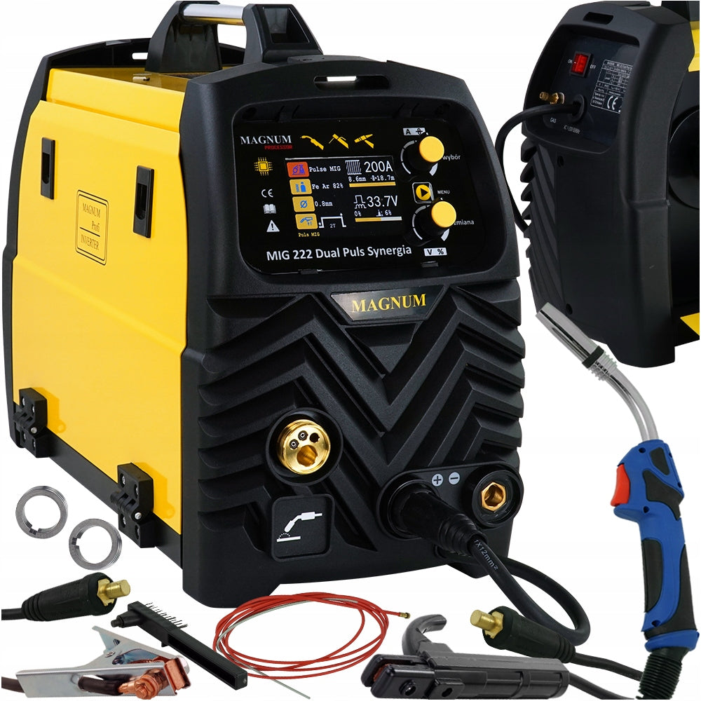 Welding machine 3in1 SEMI-AUTOMATIC migomat DUAL PULS Synergy