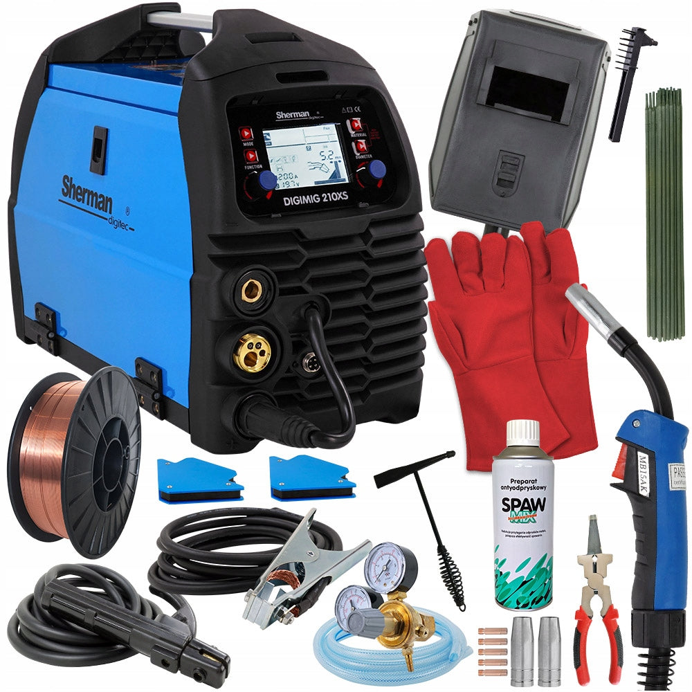 Welding machine DIGIMIG 210 XS MIG MMA TIG Synergy