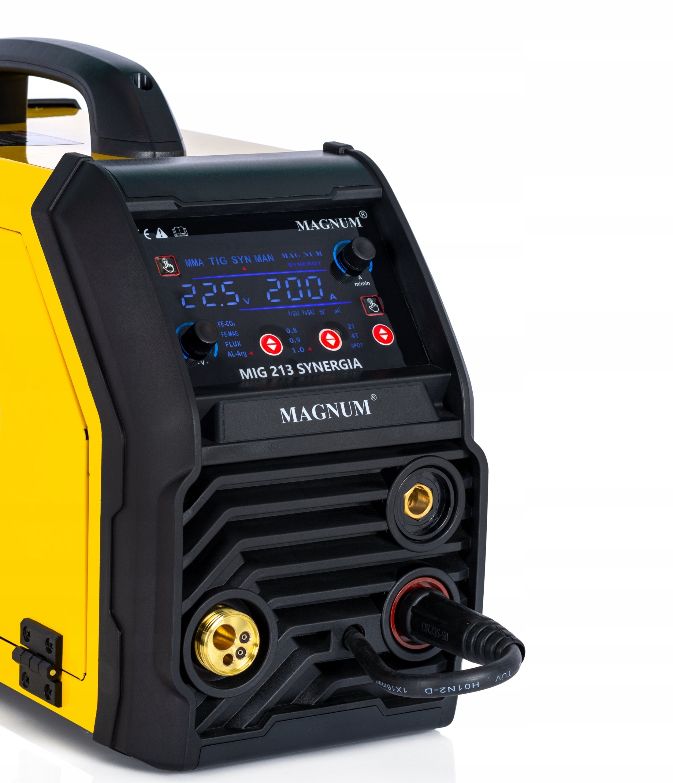 Welding machine MAGNUM MIG MAG TIG 213 Synergy Aluminium SPOT 200A 2T 4T SET Brand Magnum