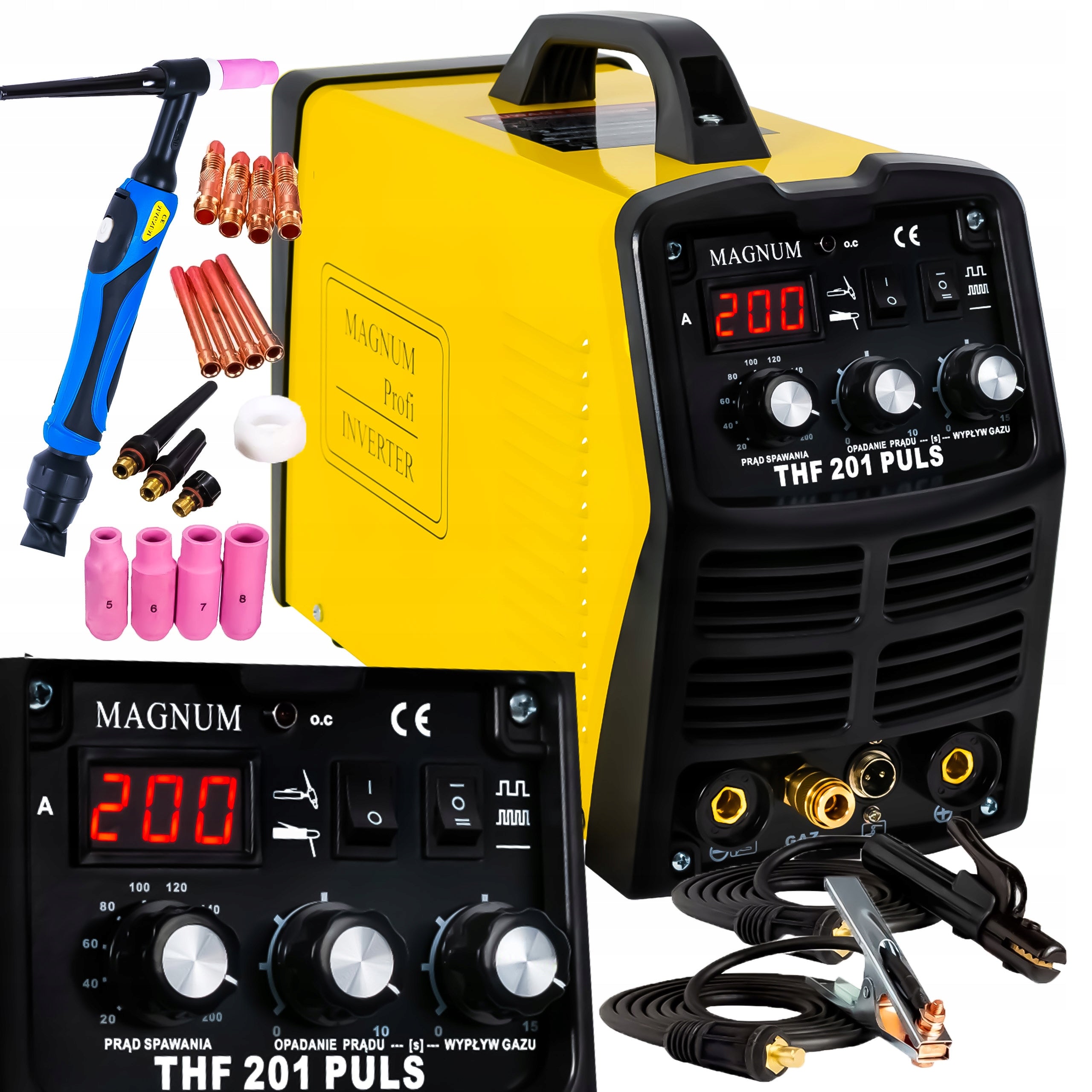 Welding machine MAGNUM TIG THF 201 PULS DIGITAL 200A 230V