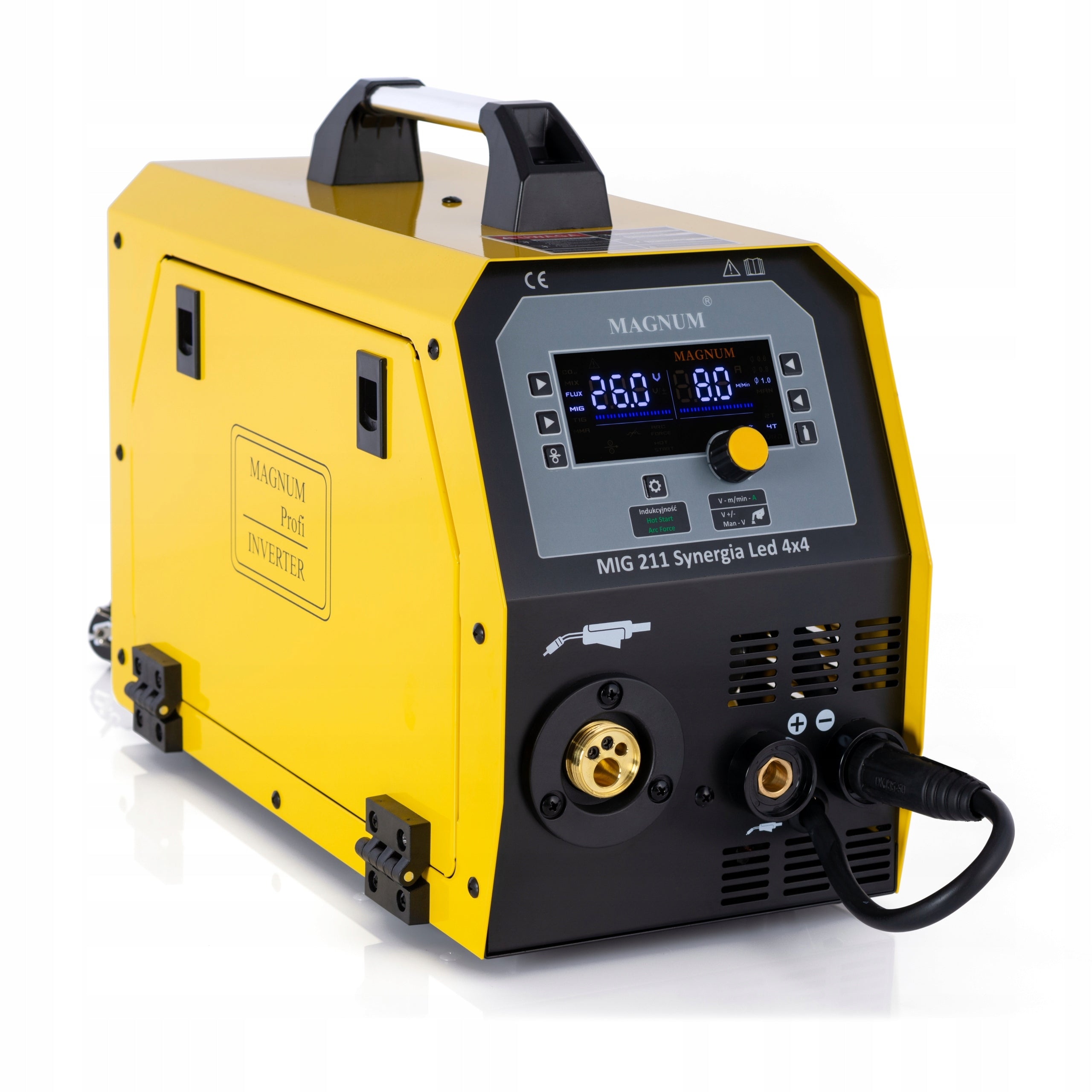 Welding machine MIGOMAT Aluminium Magnum MIG 211 SYNERGY LED MAG TIG Feeder 4x4 Brand Magnum