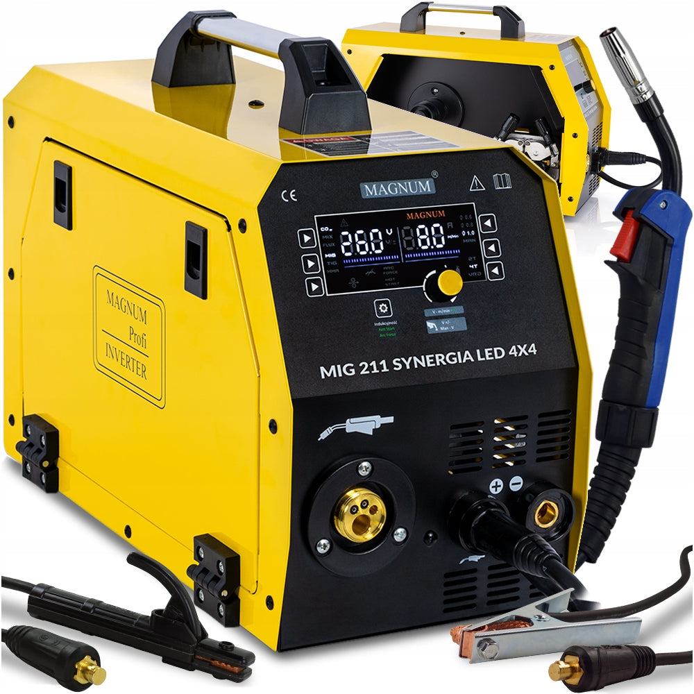 Welding machine MIGOMAT MAGNUM MIG 211 ALU SYNERGY MAG MMA TIG DC Lift FLUX 200A