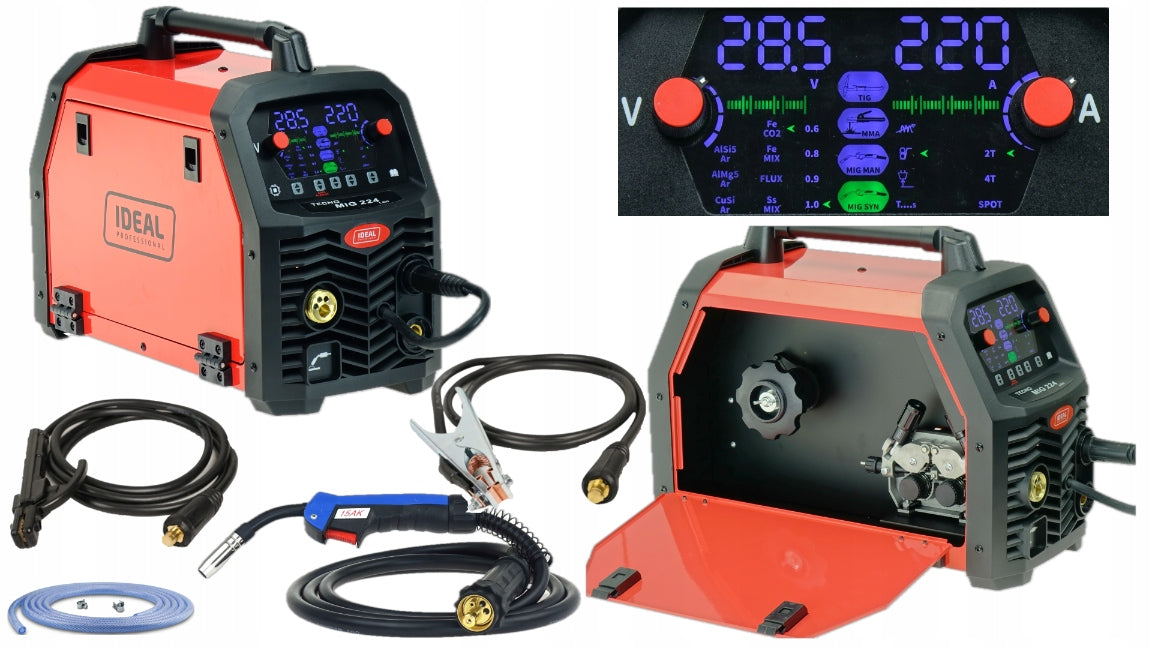 Welding machine MIGOMAT MIGMMATIG IDEAL TECNO MIG 224 SYNERGIC 4x4 TECNOMIG