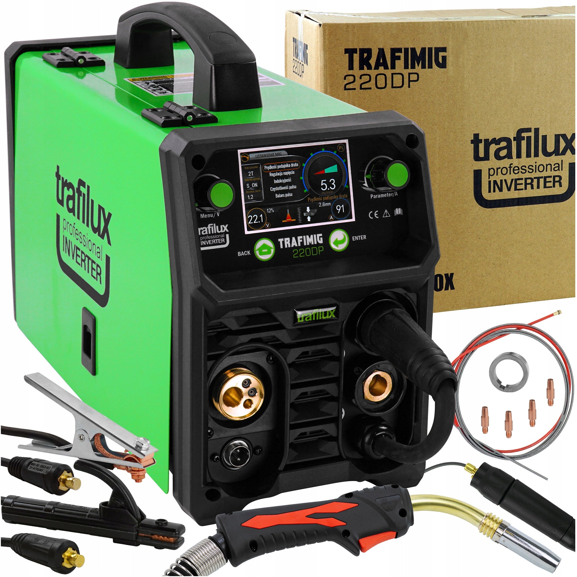 Welding machine MIGOMAT TRAFILUX 220 Dual Pulse Synergy
