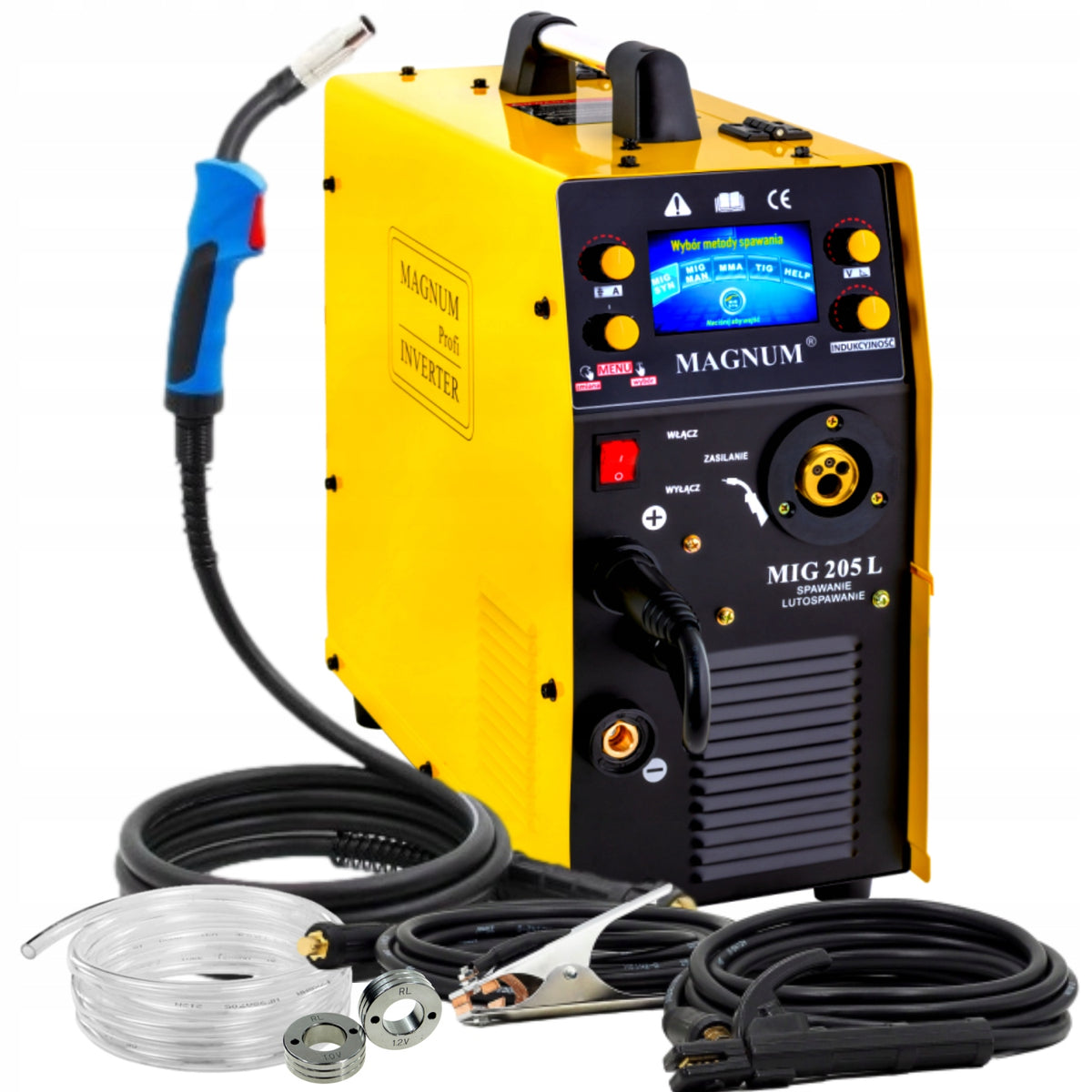Welding machine Magnum migomat MIG 205L LCD soldering 200a