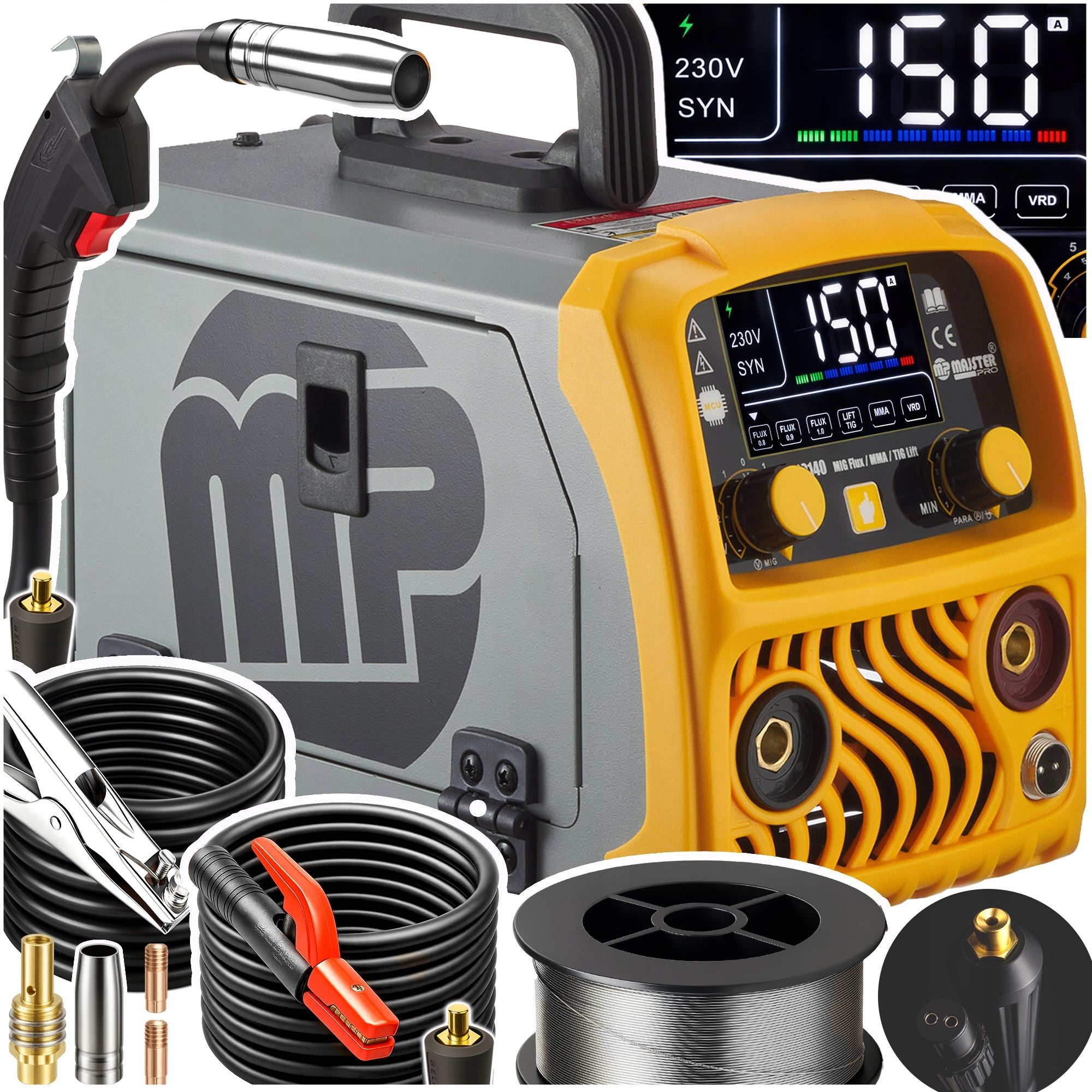 Welding machine Majster Pro Poland MP electrode SYNERGY Syneria STRONG