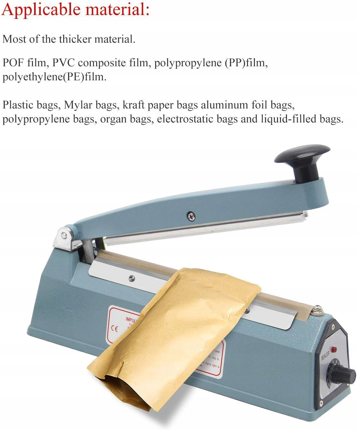 Welding machine for bags 200mm 300W Manufacturer code B08Q7XGTVQ