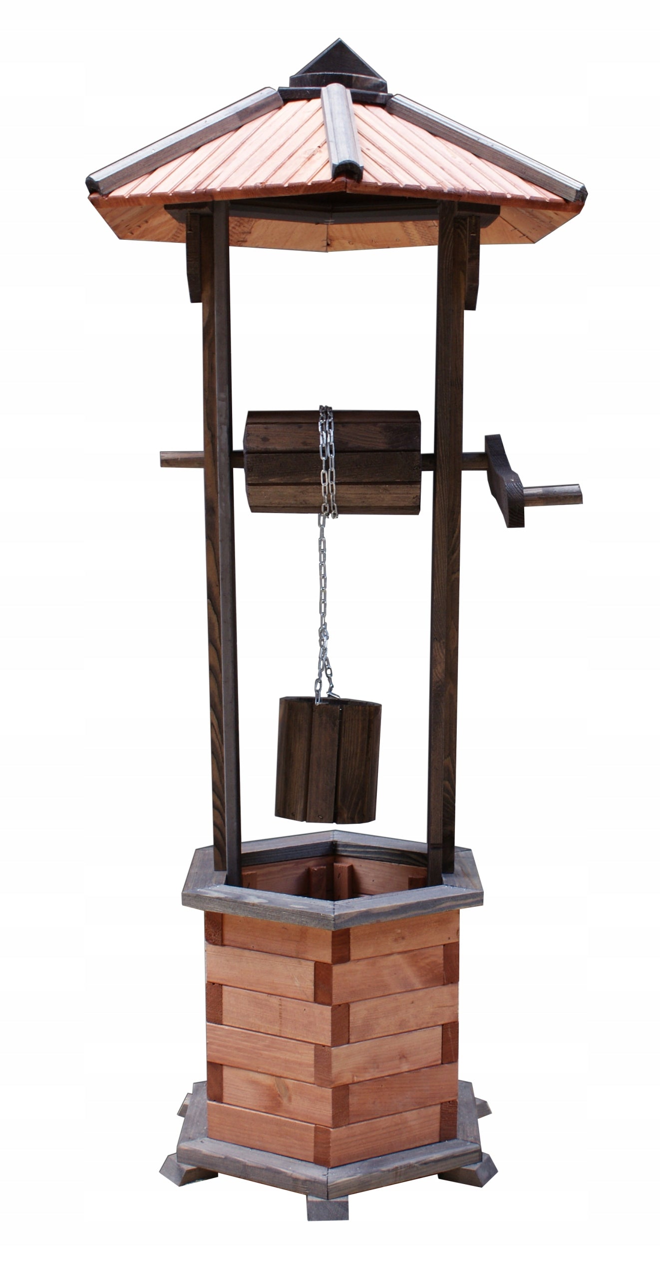 Well for garden made of wood Garden wells made of wood 125cm Polish Manufacturer