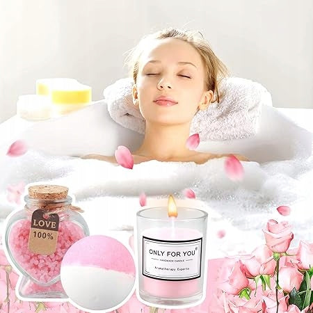 Wellness Set for Women, 6-Piece Rose Fragrance Bath Set EAN (GTIN) 5907917020761