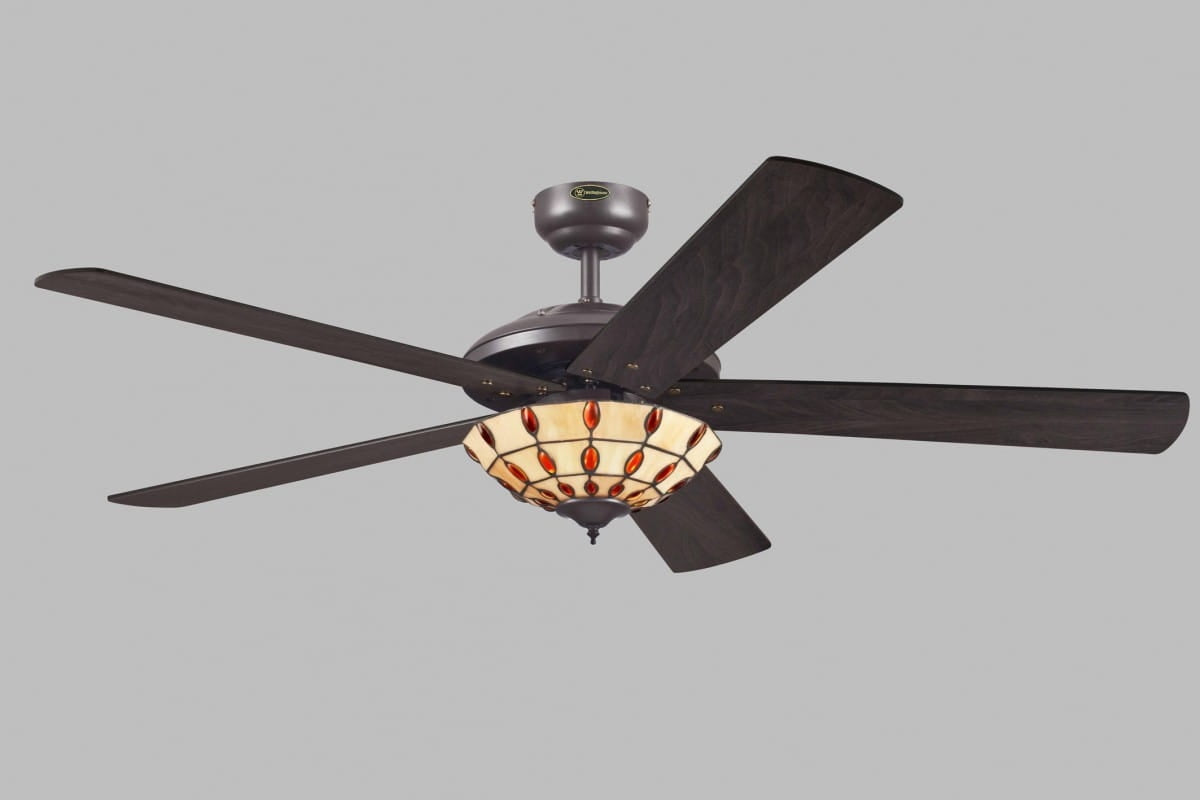 Westinghouse-Lampe - Fächer Comet Tiffany 