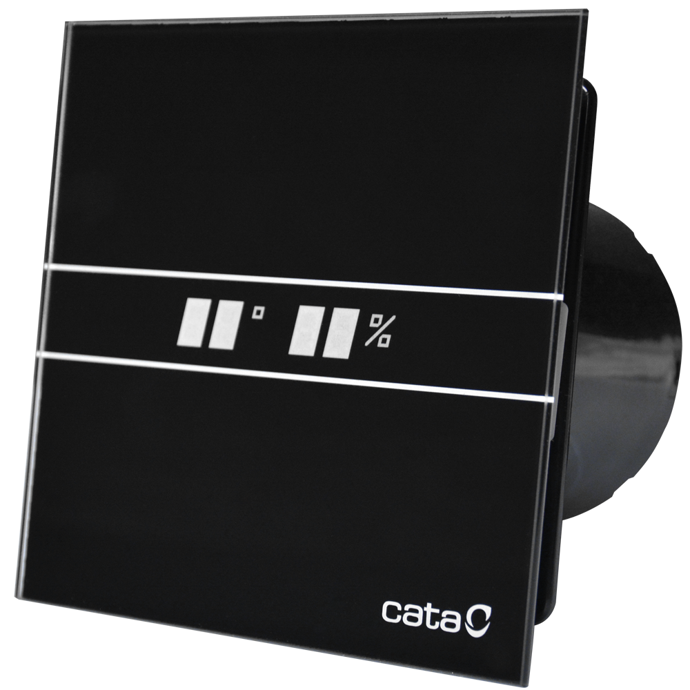 Badezimmerventilator CATA E-100 GTH BK 00900602 