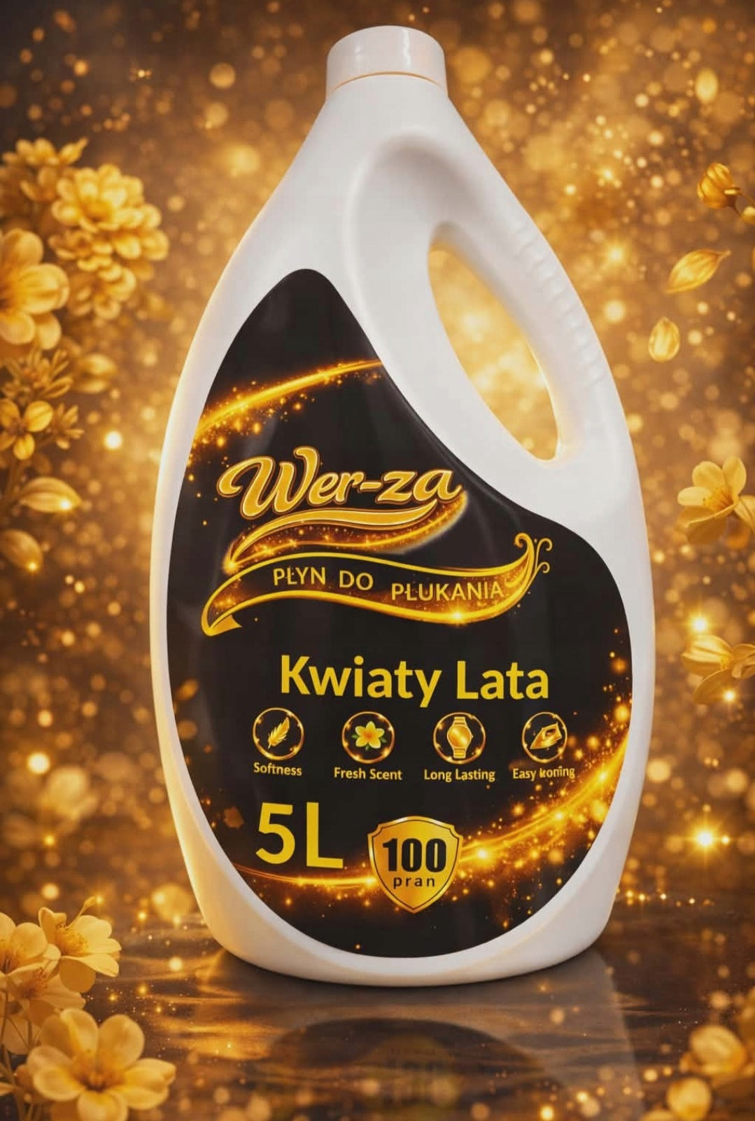 Wer-za Flowers Summer Softener Packaging status original