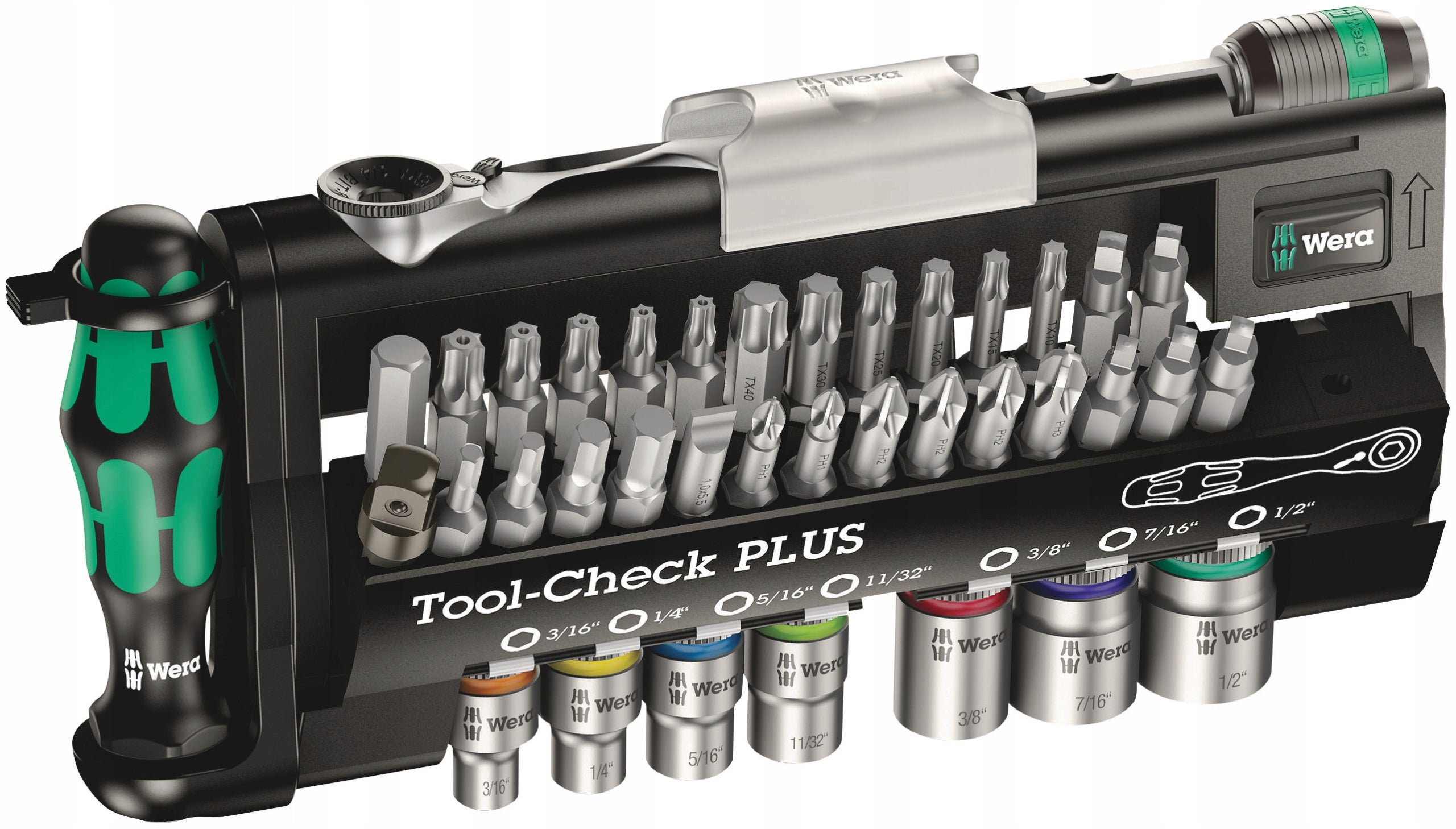 Wera 056491 Tool-Check PLUS Imperial inch