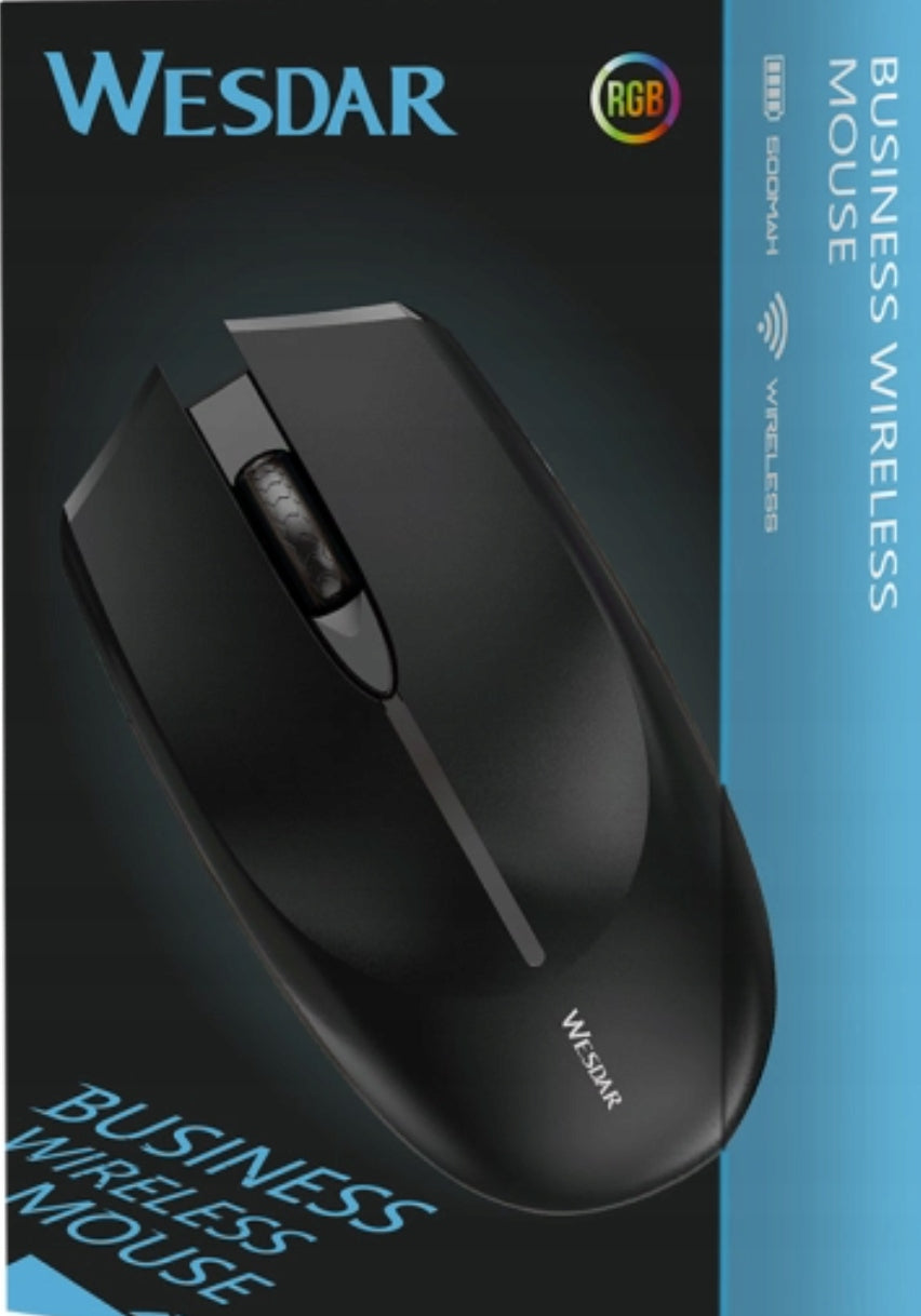 Wesdar Dual Mode Wireless Gaming Mouse - 2,4G and Bluetooth 1600 DPI Manufacturer code X536W