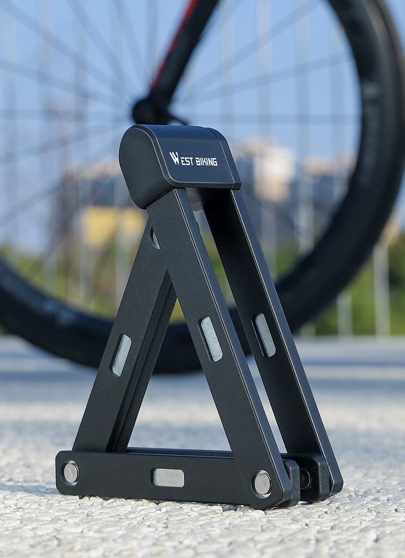 West Biking folding clasp security 87 cm black with key strong Length 63 cm