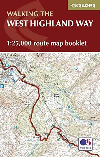 West Highland Way-Kartenheft: 1:25.000 OS-Routenkartierung 
