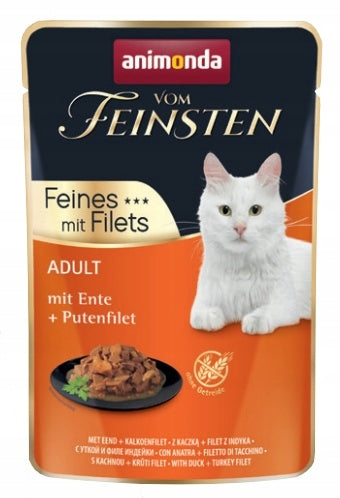 Wet Cat Food Animonda Vom Feinsten Pieces MIX flavors 85g*18pcs Brand Animonda