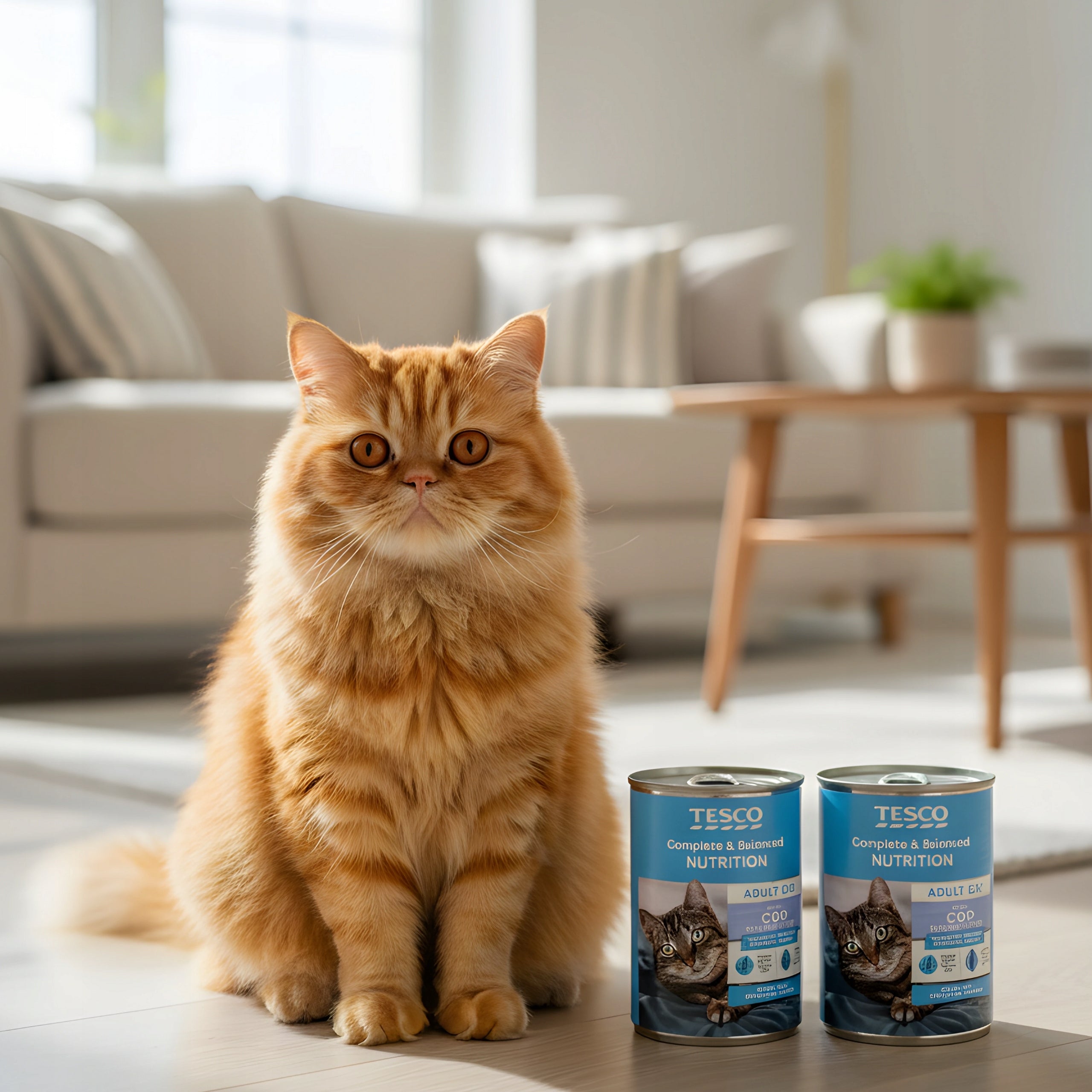 Wet Cat Food Can 12 pcs x 400 g Taste Cod pieces in jelly Manufacturer code pełnoporcjowa mokra karma dla kota