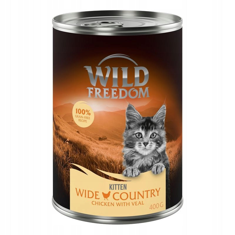 Wet Cat Food Wild Freedom Kitten Mix of Tastes Junior 6 x 400g Brand Wild Freedom