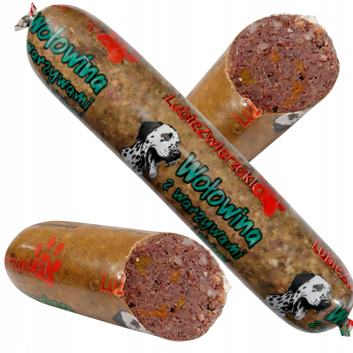 Wet Dog Food Bar Beef Vegetables Rice Herbs for Dog 300g Protein