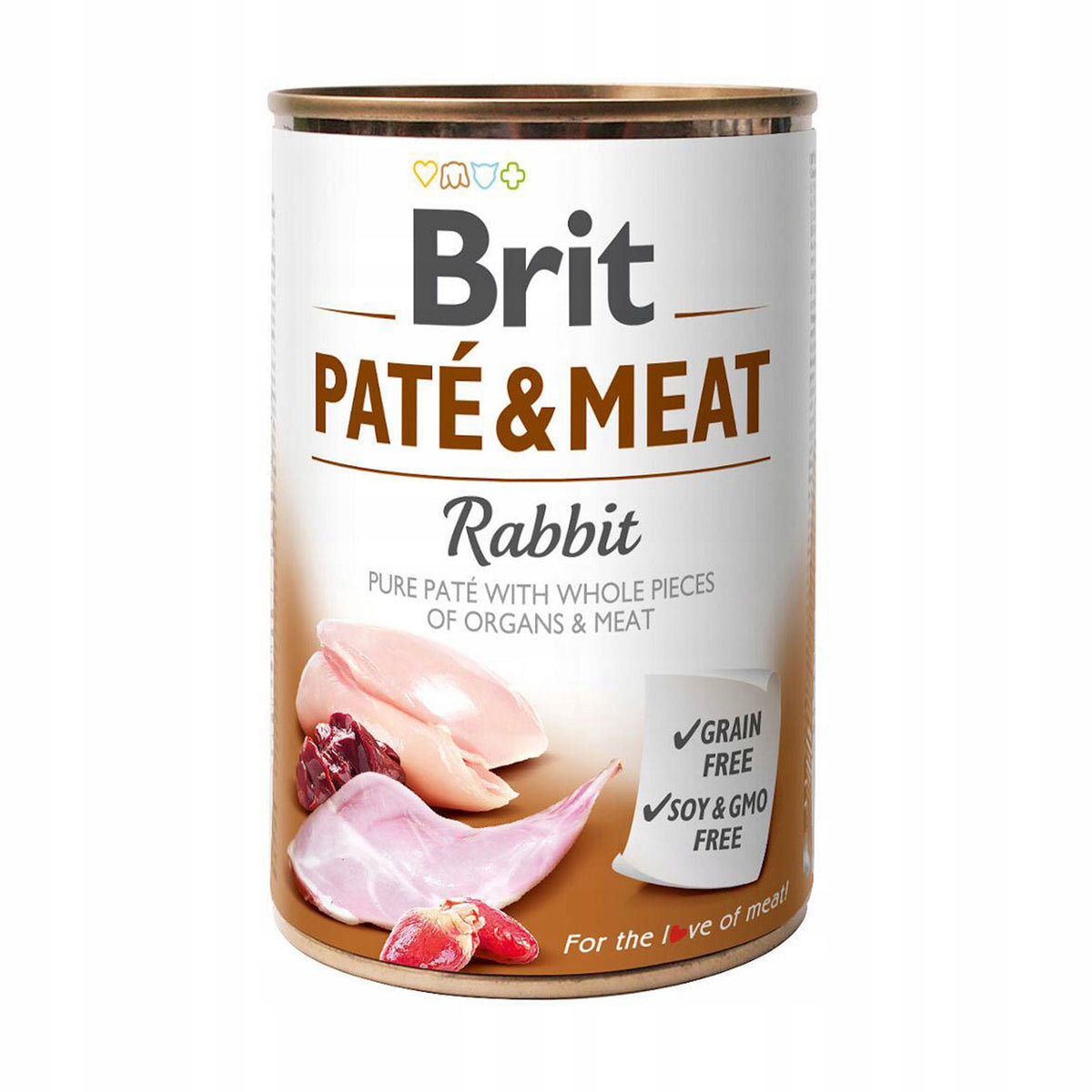 Wet Dog Food Brit Pate Meat Rabbit with Rabbit Flavour 400 g Manufacturer code 104100076