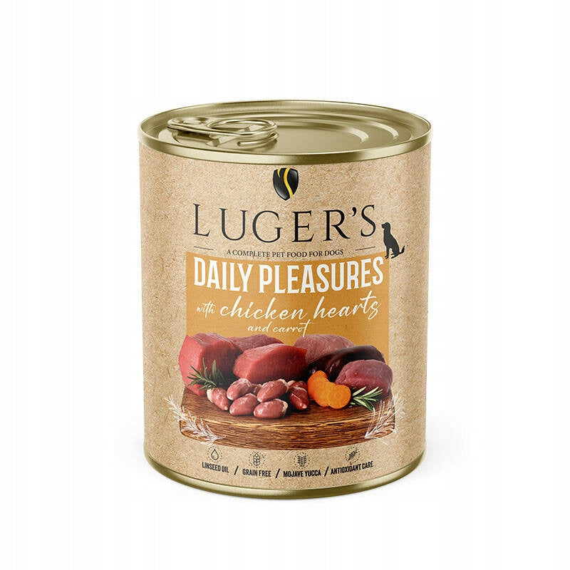 Wet Dog Food Luger's Daily Pleasures Chicken and Carrot 800 g