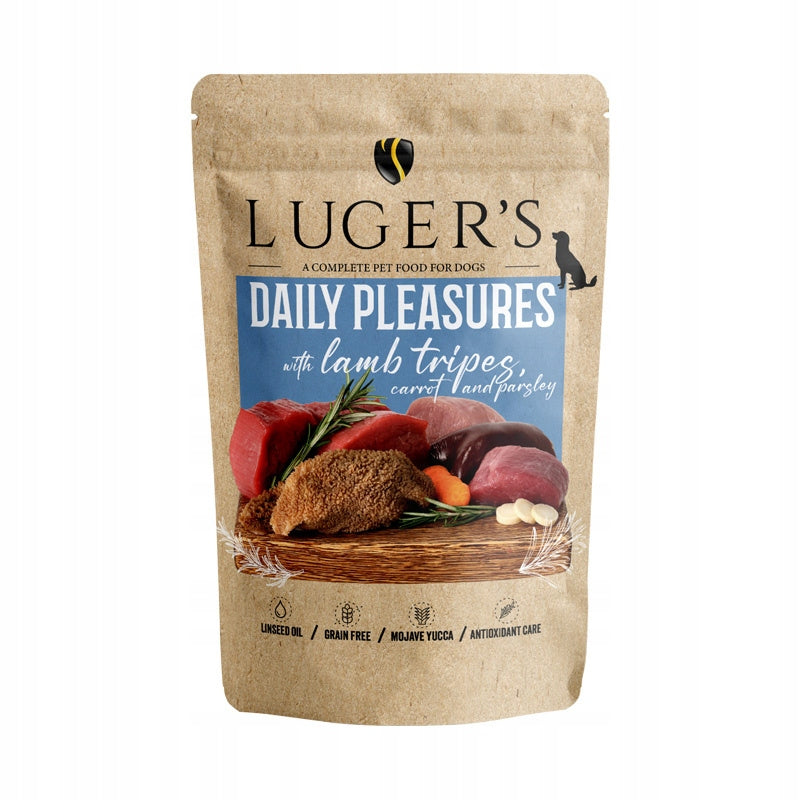 Wet Dog Food Luger's Daily Pleasures with Lamb Stomachs 500 g