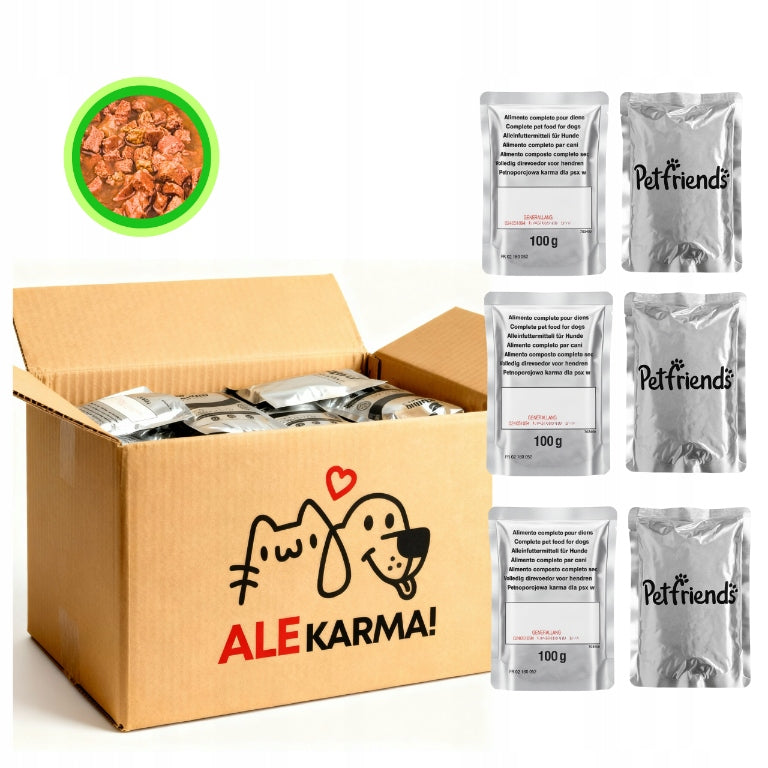 Wet Dog Food Pack of 40 Sachets Mix Flavours Sauce Jelly Pieces Packaging status original