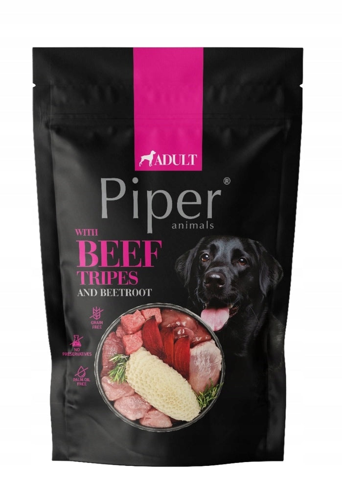 Wet Dog Food Piper Animals with Beef Stomachs Set of 10 x 500 g Manufacturer code 1838652
