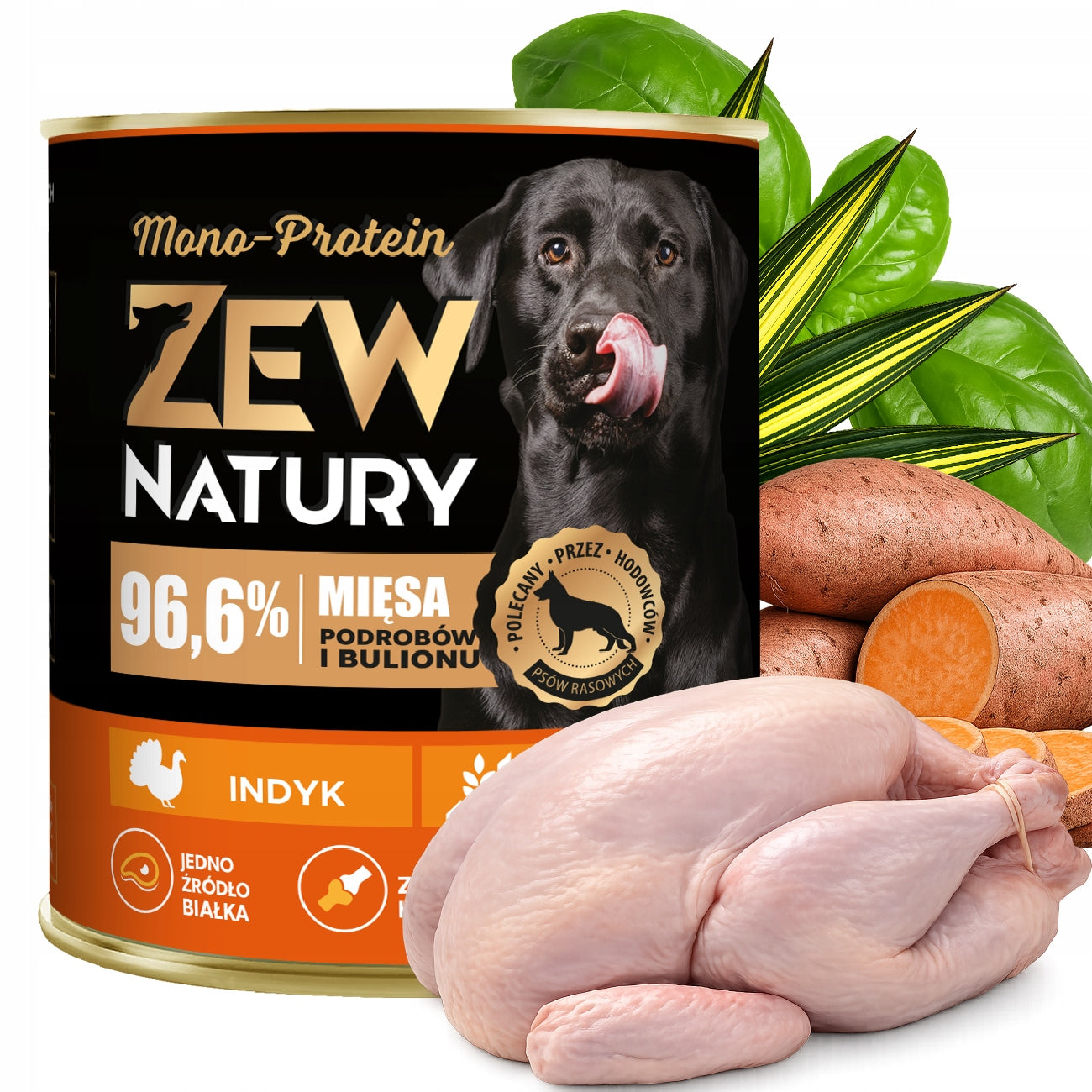Wet Dog Food Zew Natury MONO-PROTEIN WITHOUT CHICKEN Mix of flavors 6x800g Manufacturer code Mono-Protein 800g bez kurczaka