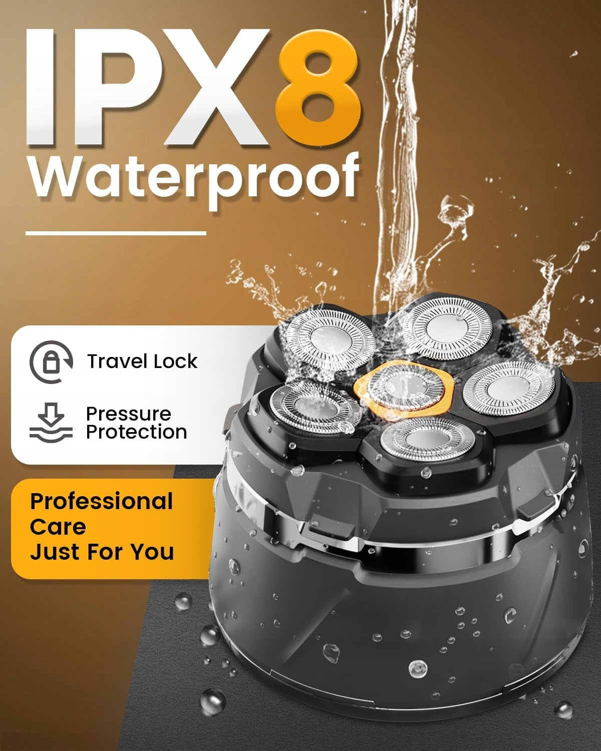 Wet/Dry Electric Shaver, 6 D with LED Display Manufacturer code 6917385855528
