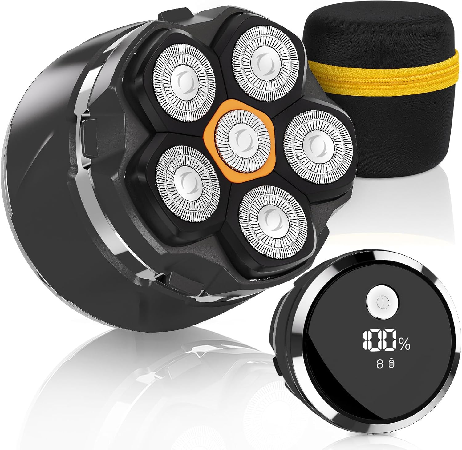 Wet/Dry Electric Shaver, 6 D with LED Display