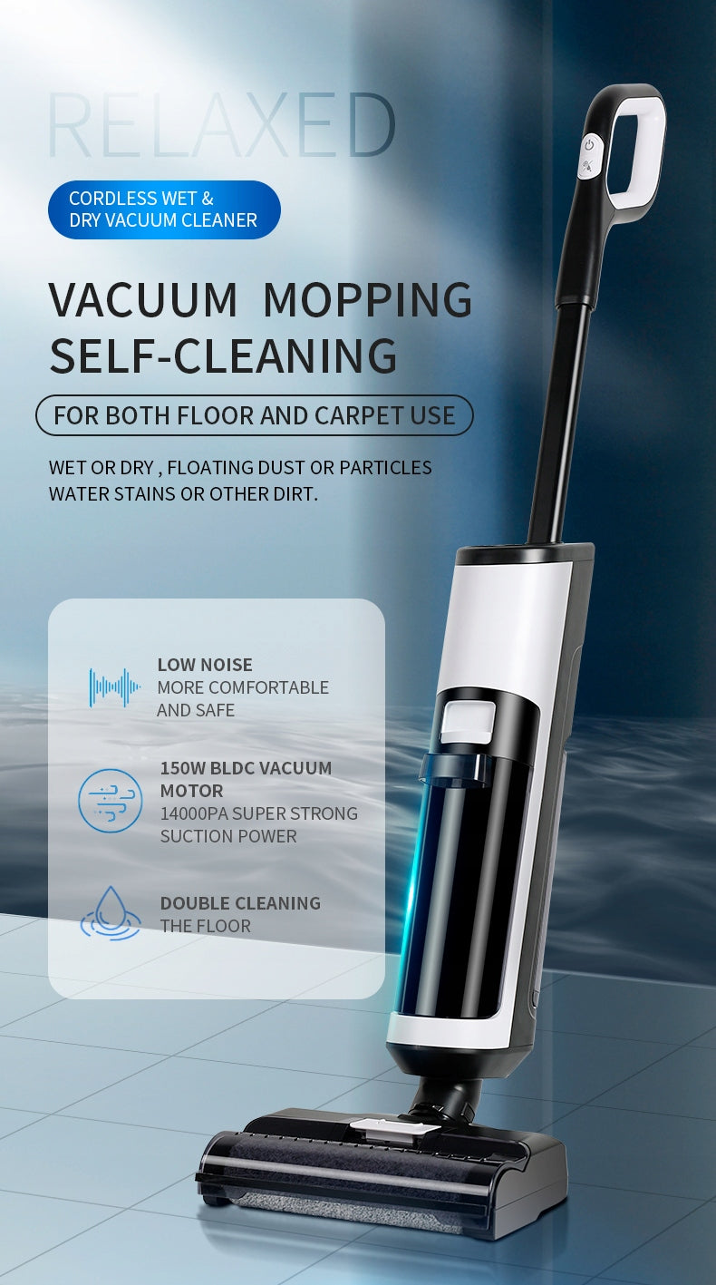 Wet Dry Vacuum Cleaner Cordless Handheld Cleaning Robot Wireless