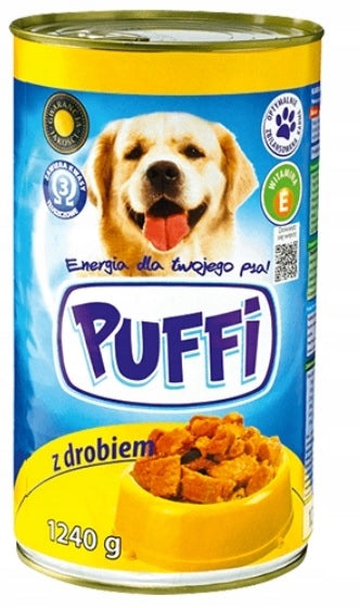 Wet Food for Dogs Puffi Poultry with Poultry 1240g