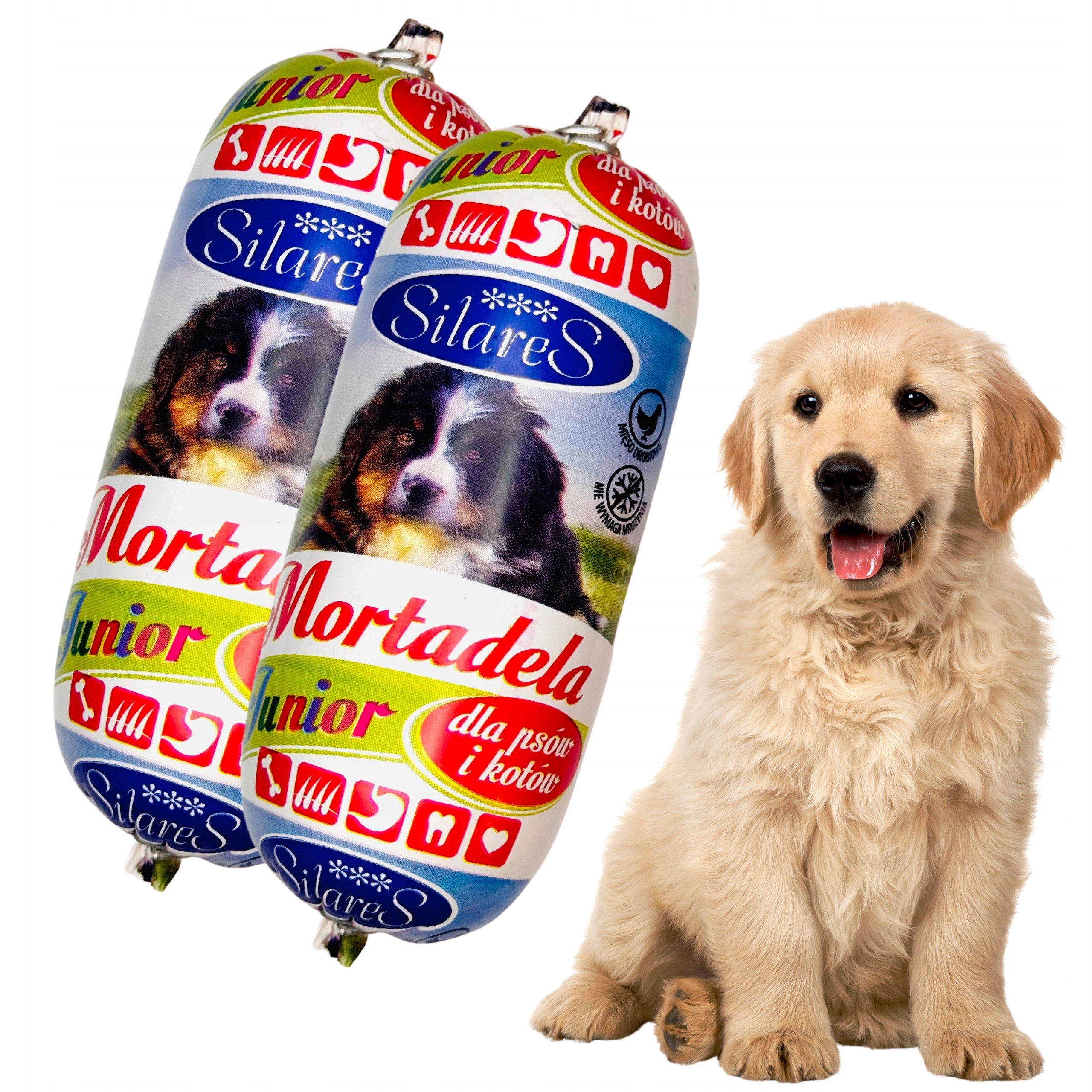 Wet Food for Young Dogs and Cats Mini Poultry Mortadel Premium 5kg
