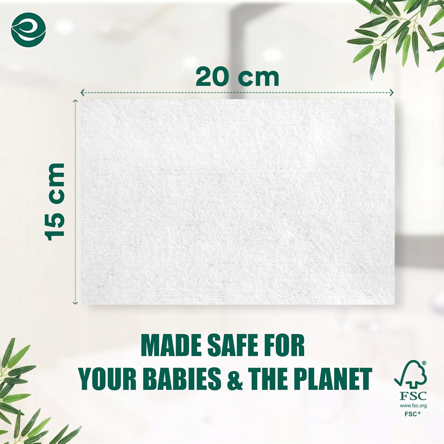 Wet Wipes Eco Soul Bamboo Baby Unscented 12 x 64 PREMIUM 5060 Brand no brand