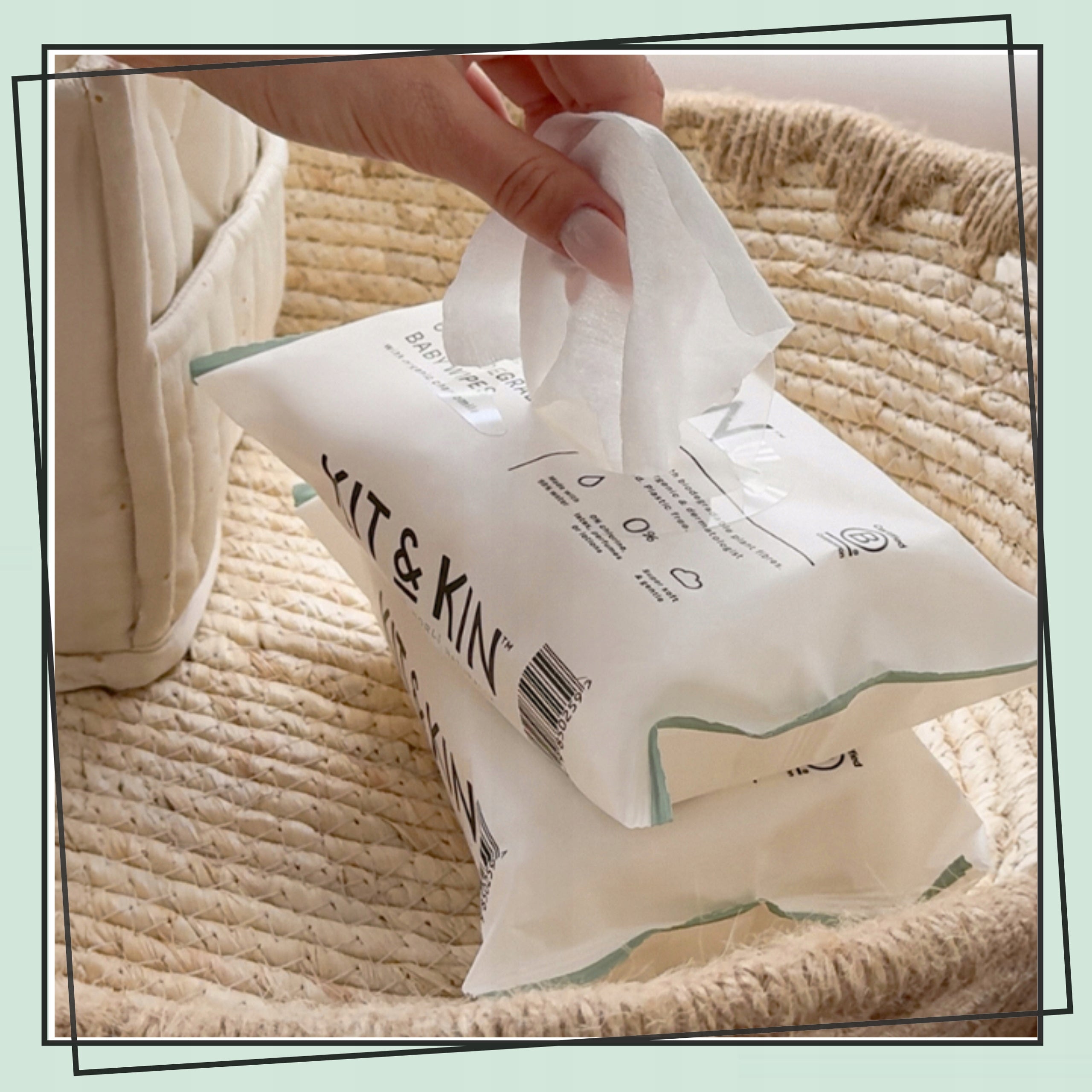 Wet Wipes Kit&Kin Unscented Baby Carton 60x10op 600pcs Manufacturer code KAK00259K