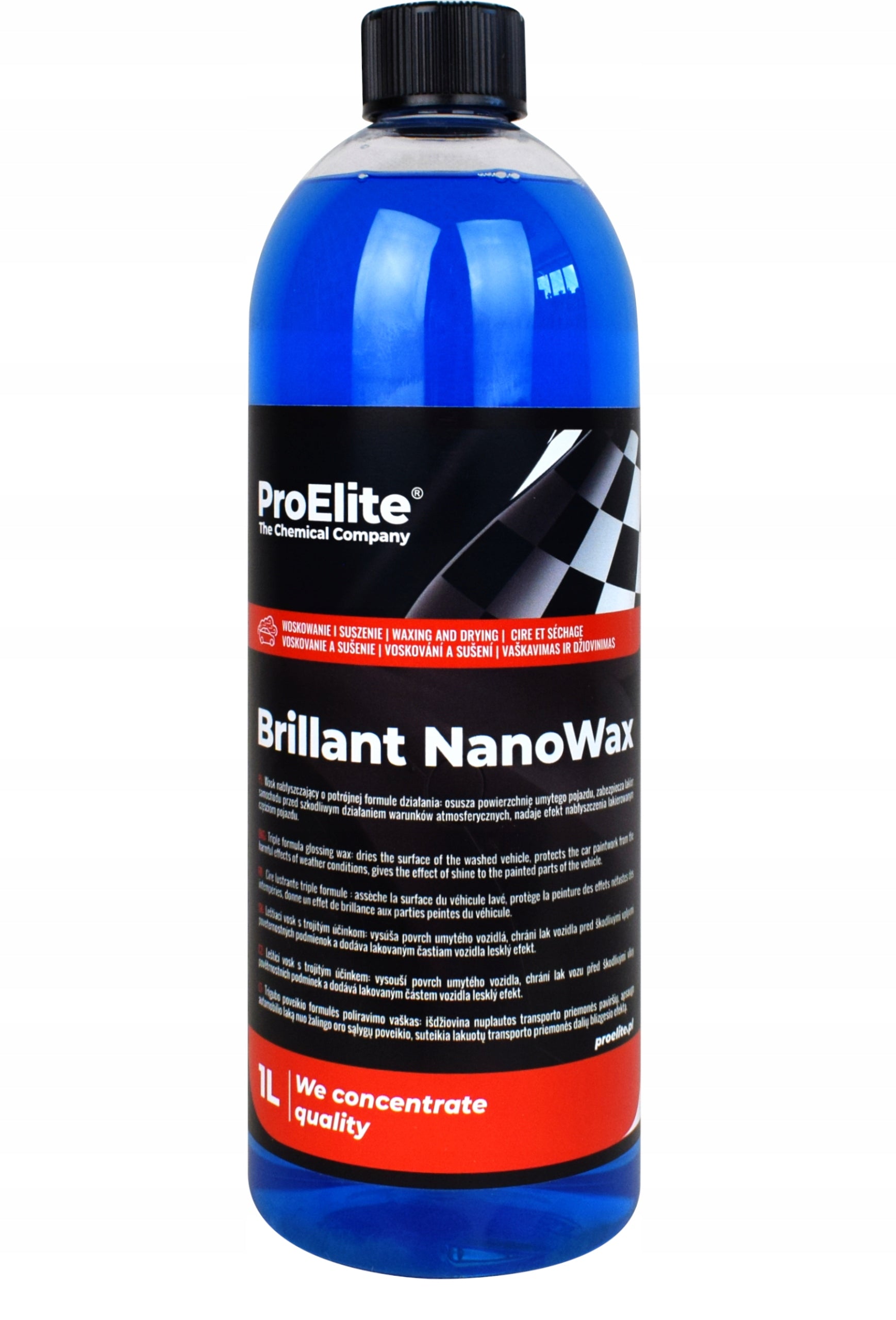 Wet car wax ProElite Brillant NanoWax 1 l Packaging status original