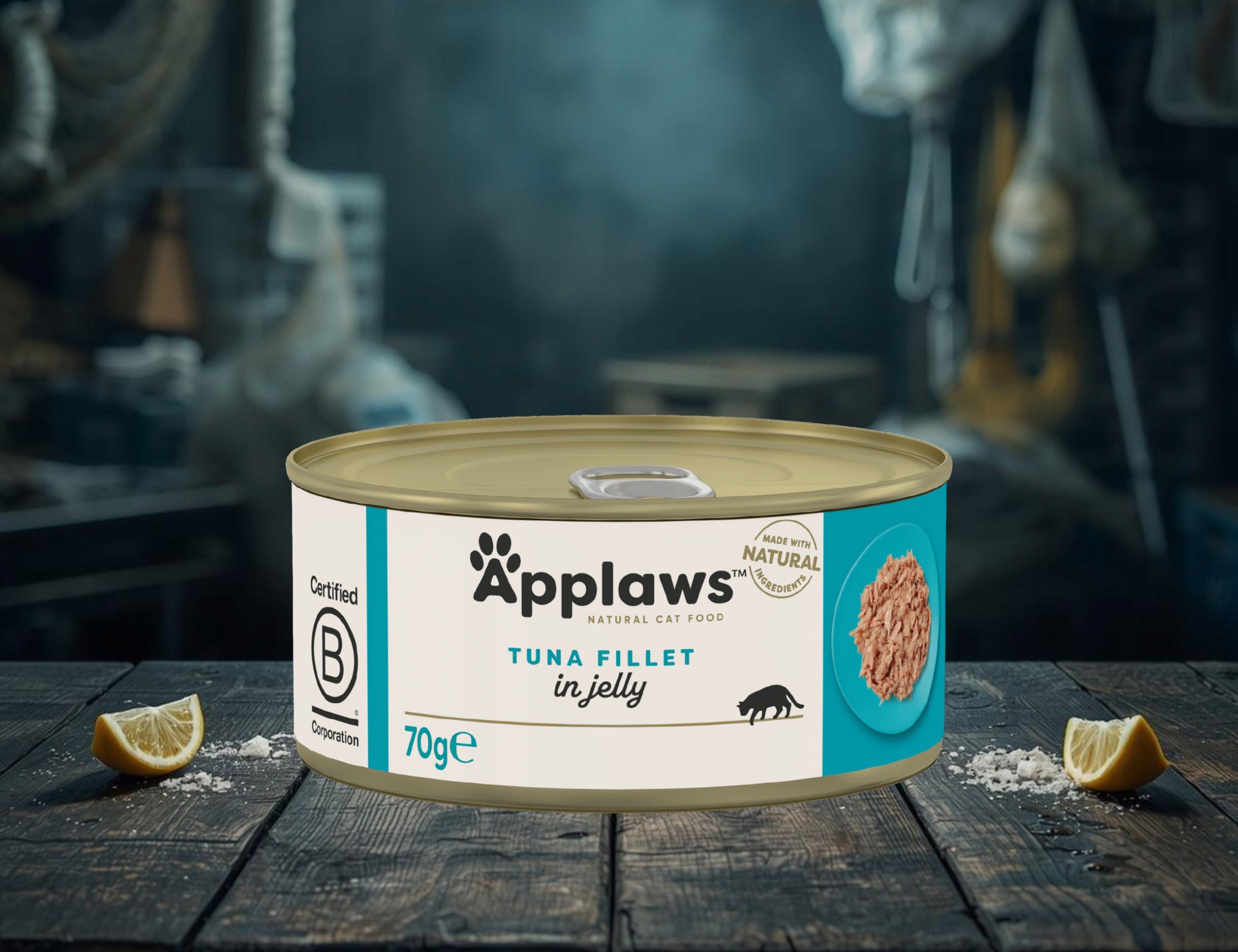 Wet cat food APPLAWS Cat Tuna in jelly can 70g Brand Applaws
