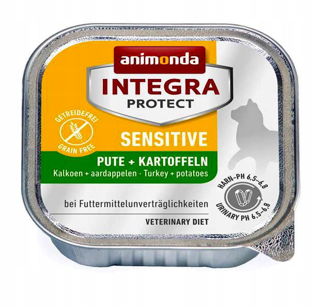 Wet cat food Animonda Integra Sensitive turkey with potatoes 100g