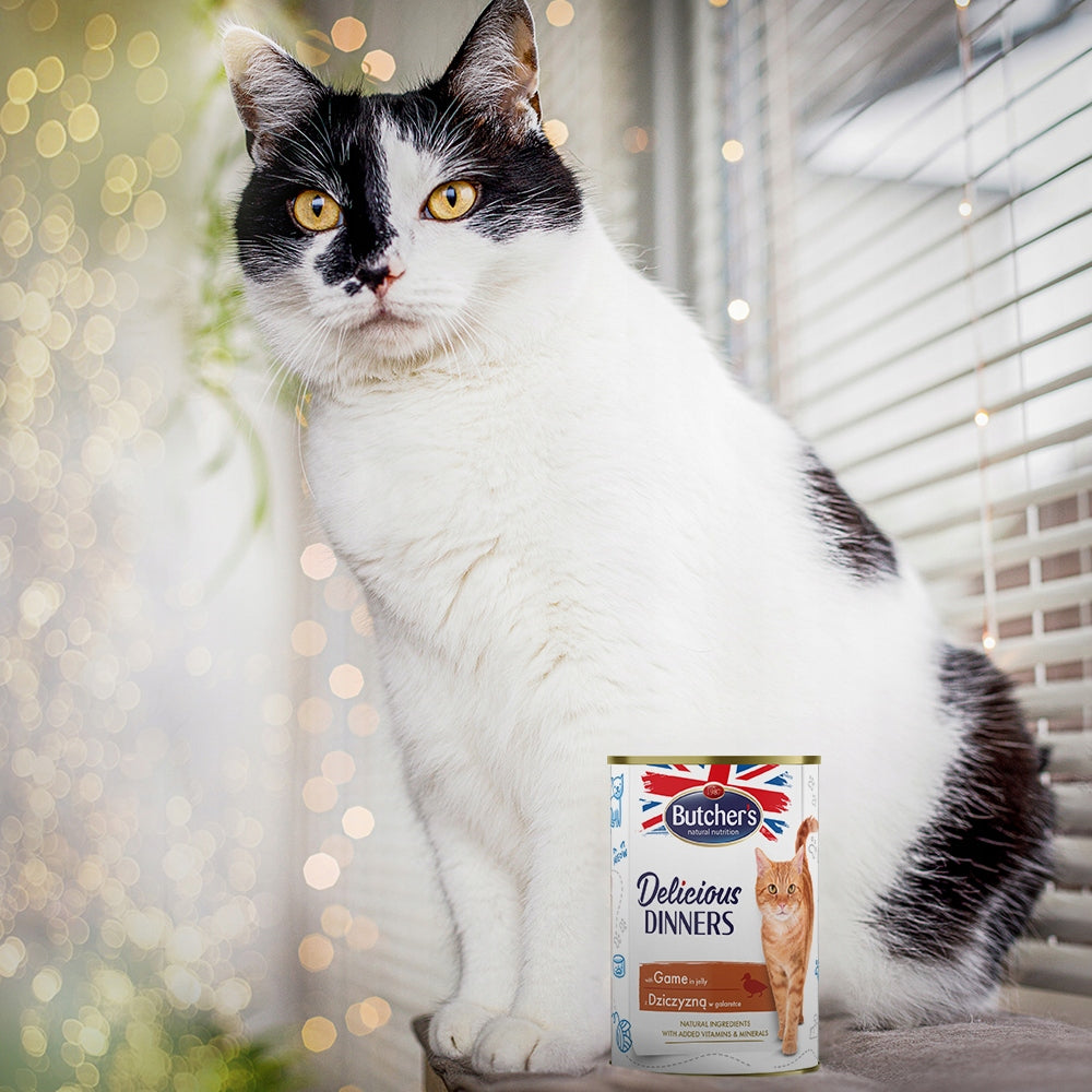 Wet cat food Butchers Delicious Dinners with venison 10x400g Manufacturer code 5903815536250