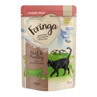 Wet cat food Feringa Beef and Poultry with nematodes 1x085g.