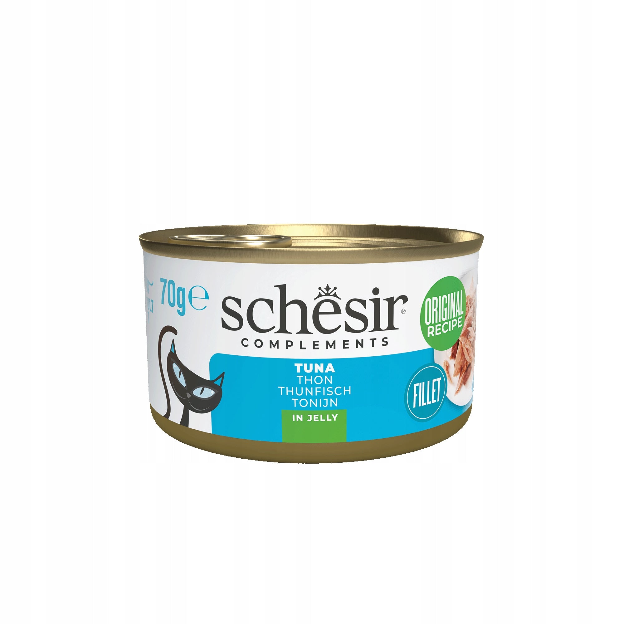 Wet cat food SCHESIR Complements tuna in jelly Can 70 g