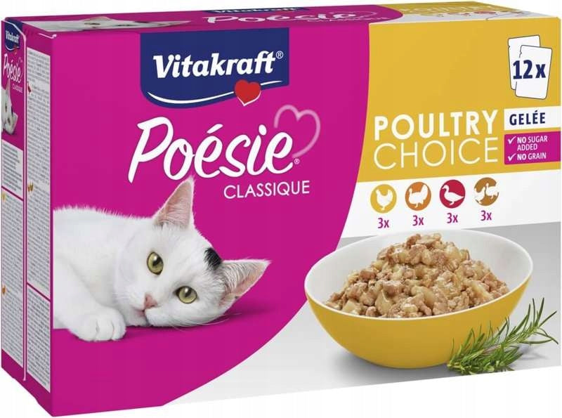 Wet cat food Vitakraft mix of flavors set